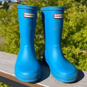 Hunter Vibrant Blue Waterproof Boots